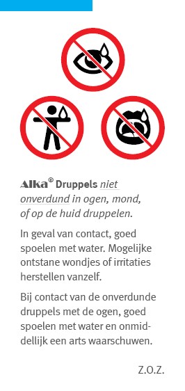 alka-druppels-waarschuwing