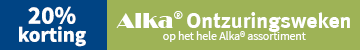 Alka® Ontzuringsweken: 20% korting op het hele Alka assortiment