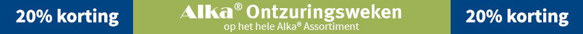 Alka® Ontzuringsweken: 20% korting op het hele Alka assortiment