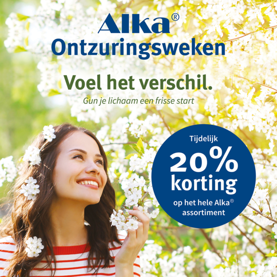 Alka® Ontzuringsweken 20% korting