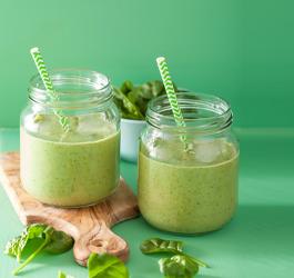 Heerlijke frisse groene smoothie