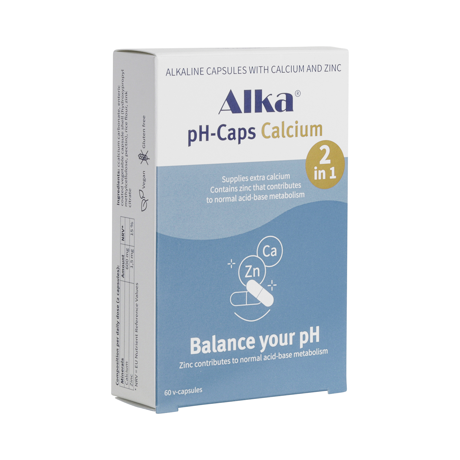 Alka® pH-Caps Calcium – Alkaline capsules